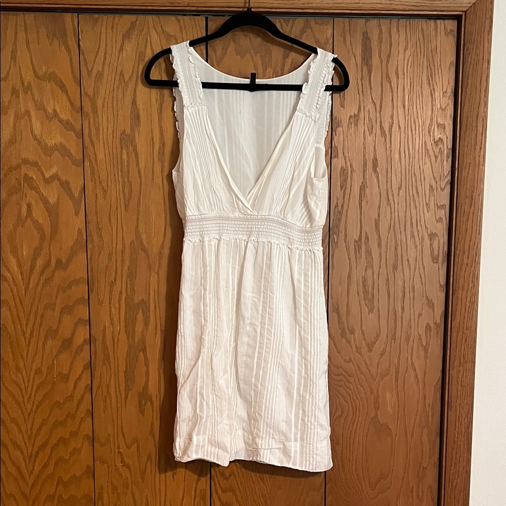 BCBGMaxAzria Ivory Sheer Blouse
